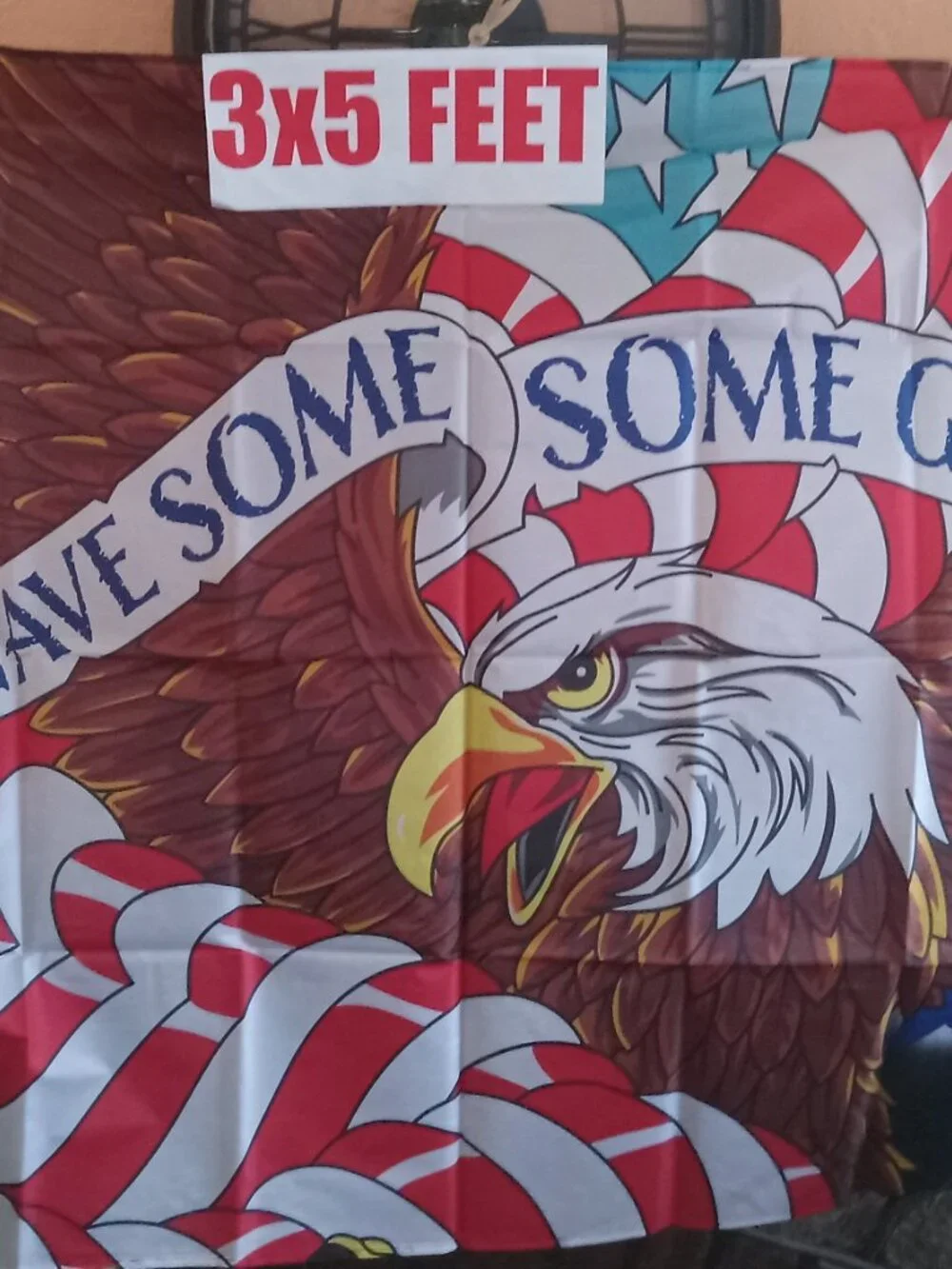 POW 3x5 USA Flag American Eagle